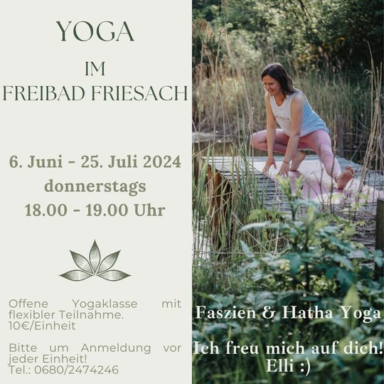 Yoga im Freibad Friesach